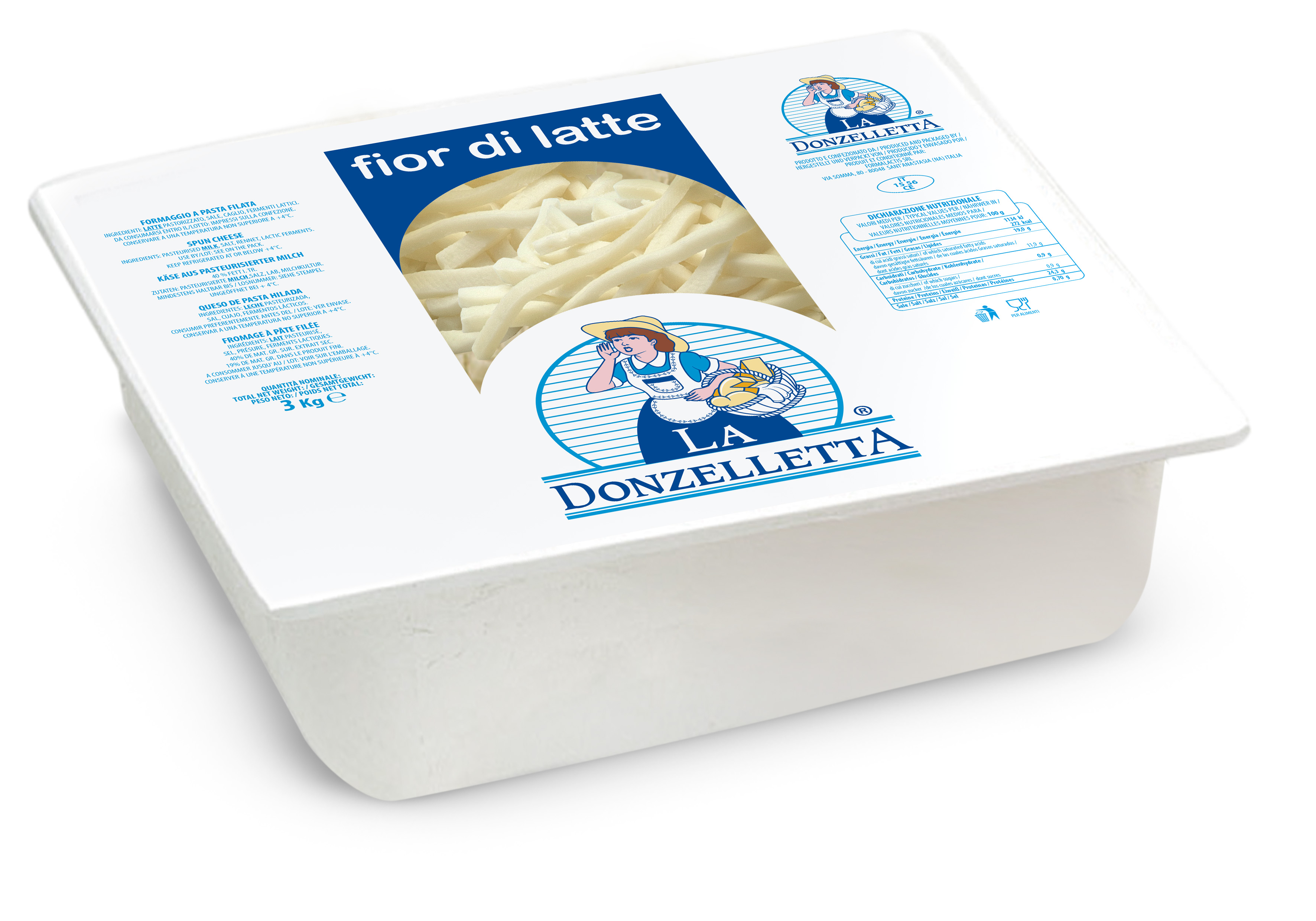 Fior Di Latte Cubetti La Donzelletta